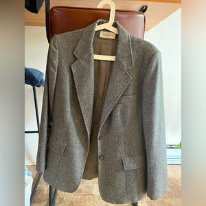 80% Wool Evan-Picone grey blazer, size L